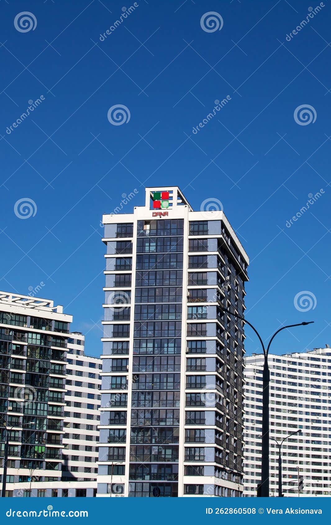 Belarus, Minsk 20 October, 2022 Modern House in Minsk World