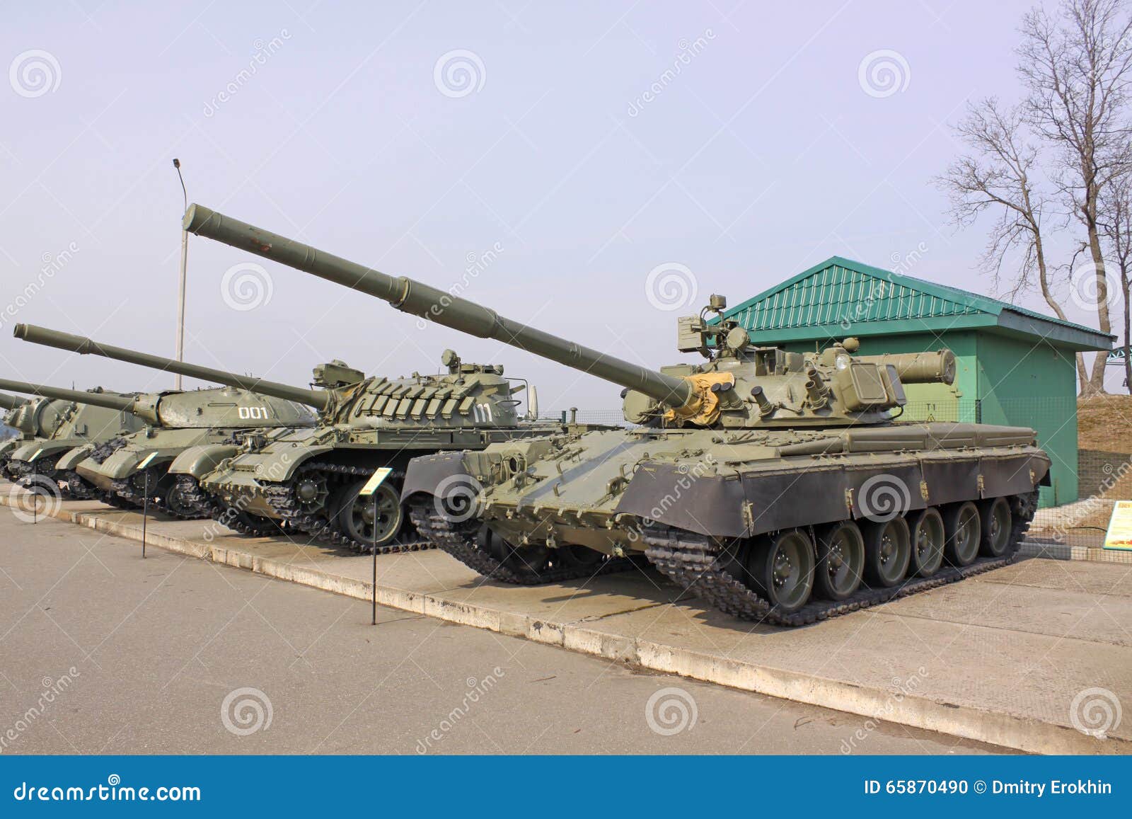 Belarus. Minsk. Soviet Tank T-64 in the Museum Stalin Line. Editorial ...