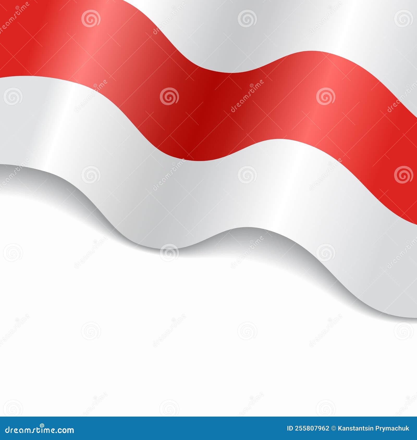 Belarusian Flag Wavy Abstract Background. Vector Illustration. Stock ...