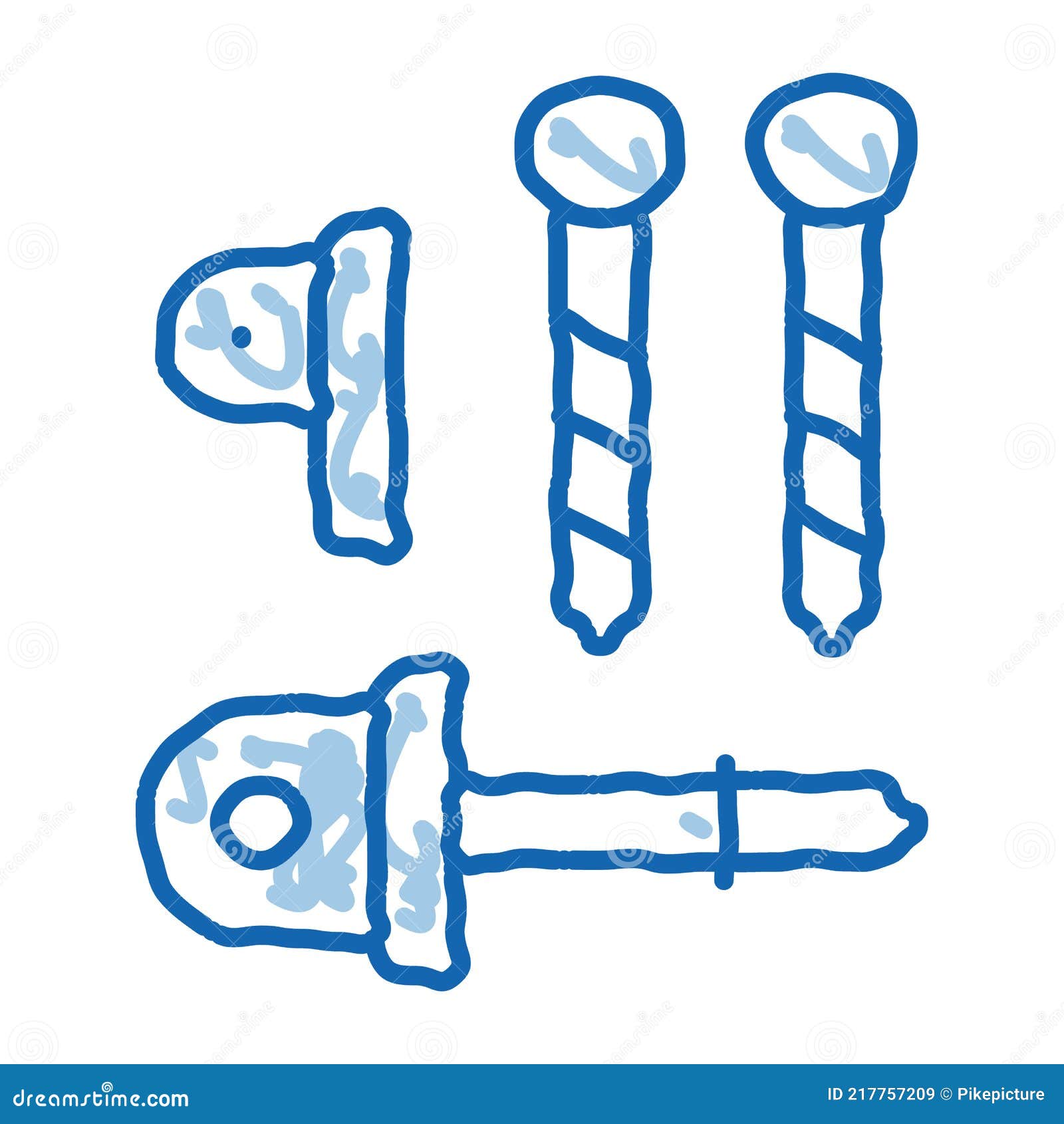 Conjunto de ícones esportivos e extremos desenhados à mão para