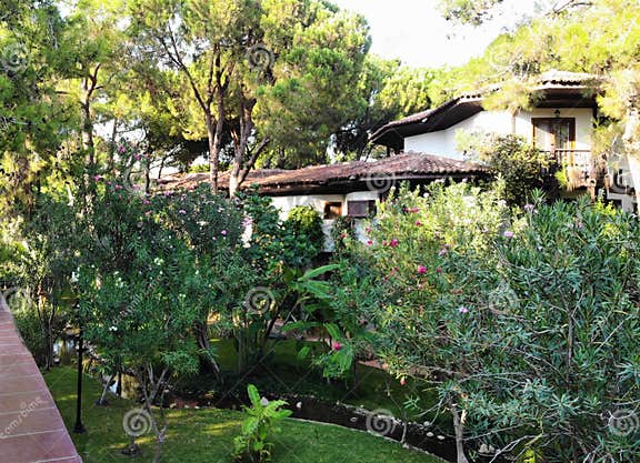 Belek Antalya Turkey Villa Mit Ziegeldach in Garten Familienhotel
