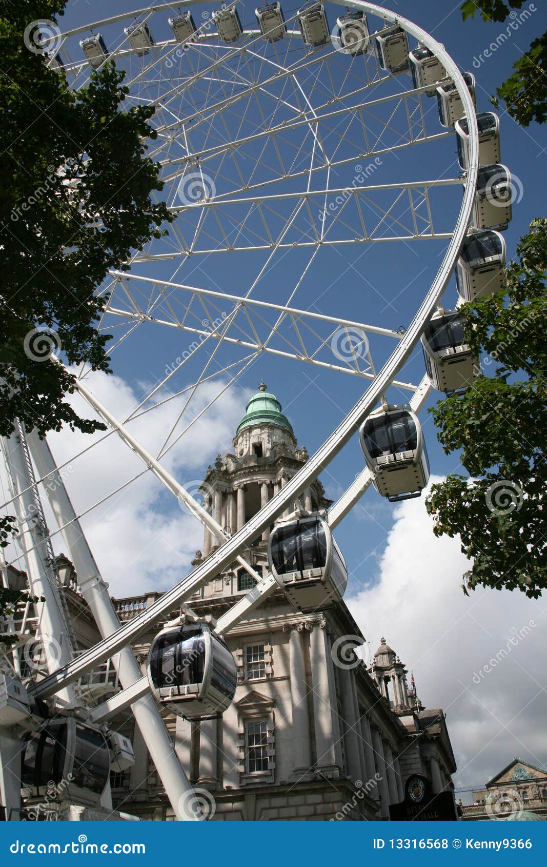 The Belfast Wheel stock photo. Image of fairground, hall 13316568