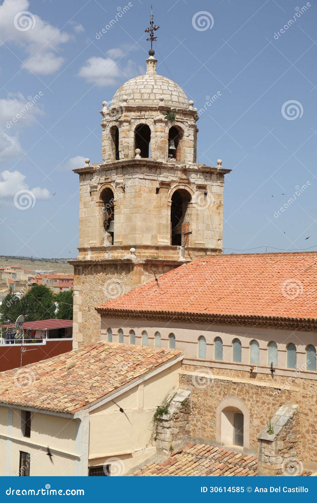 belfry parish church of cella spain