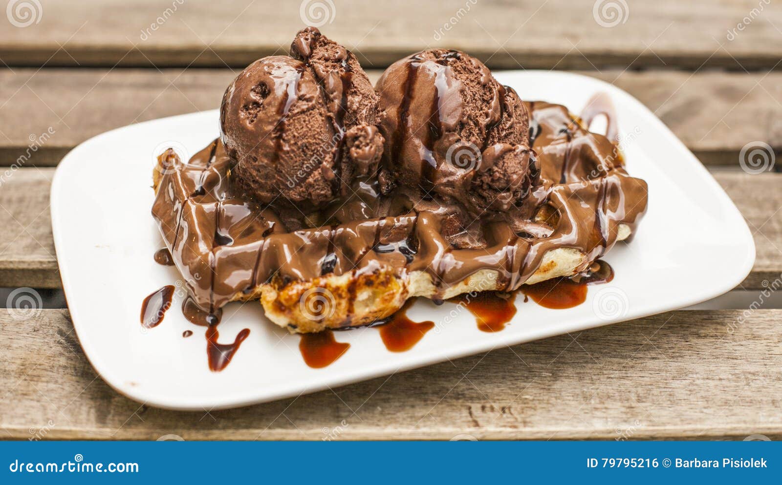 Belgium Waffle With Chocolate Icecream Stock Photo Image Of Dessert Food Belgium Waffle With Chocolate Icecream Stock Photo Image Of Dessert Food