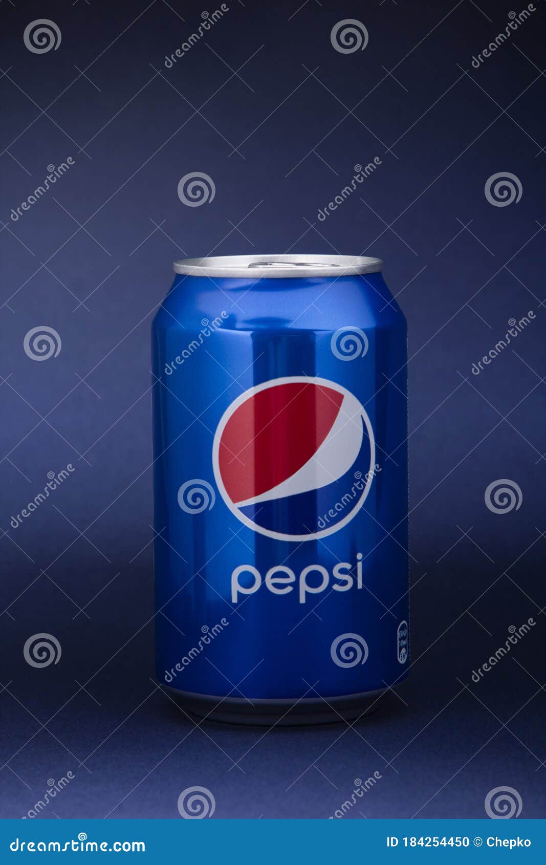 Belgorod , Russia - MAY, 17, 2020: Pepsi Drink in a Can on Ice Isolated ...