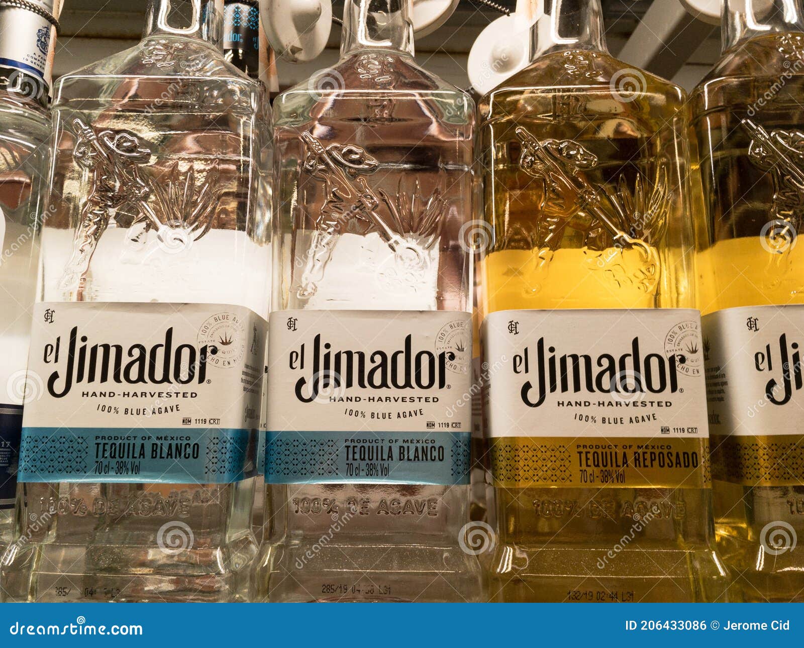 Tequila El Jimador Logo on One of Their Bottles. Editorial Photo - Image of  label, liquid: 206433086