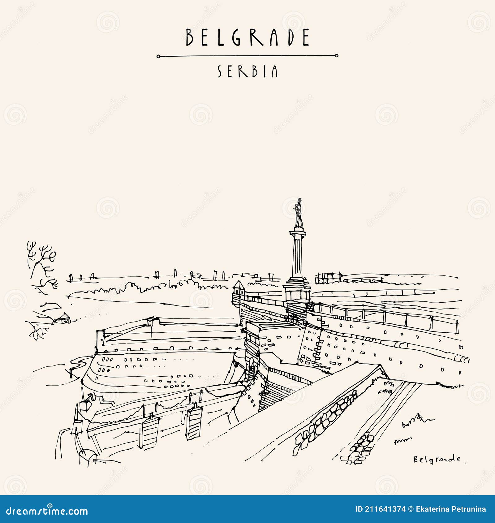Белград иллюстрация