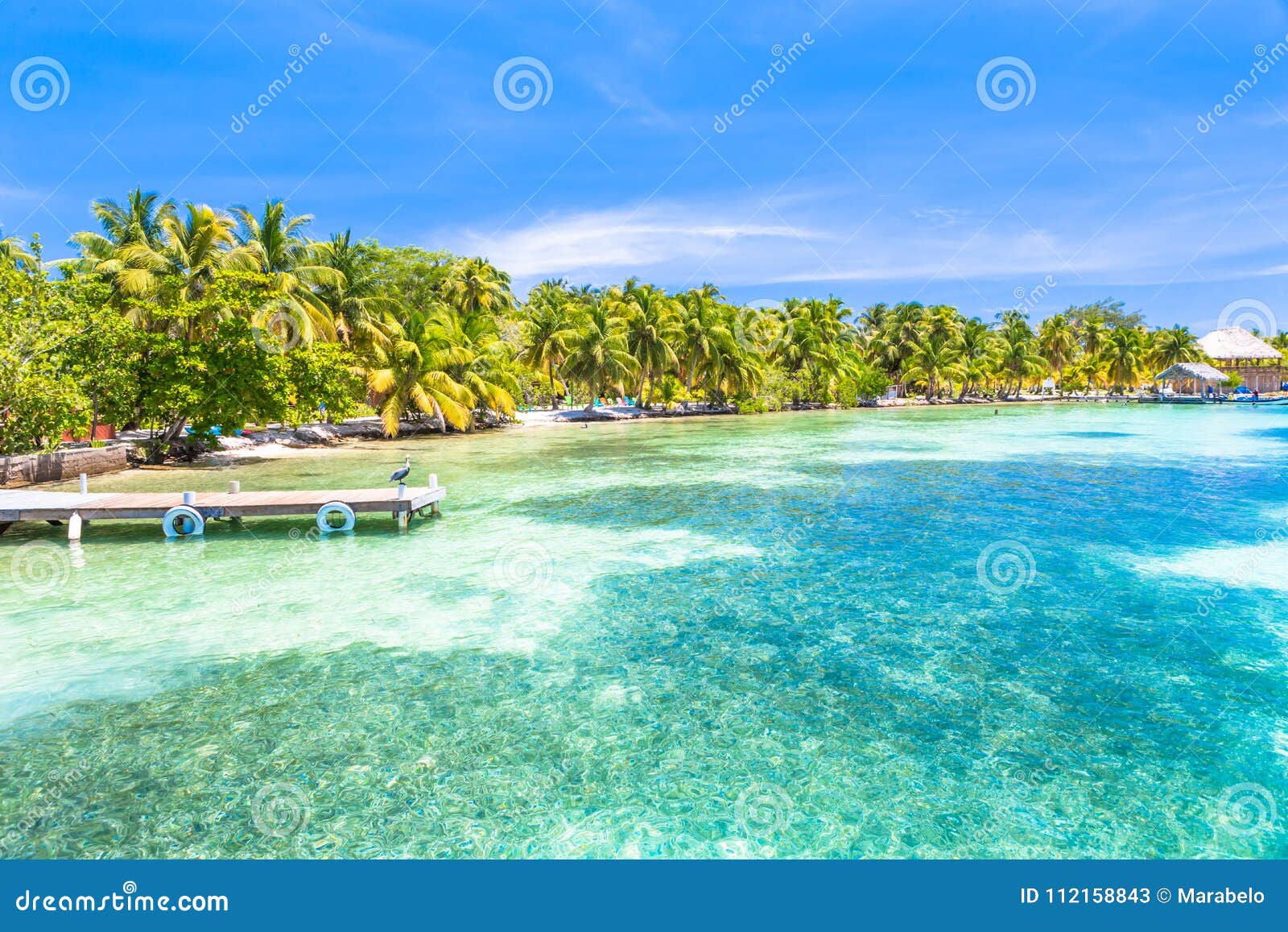 Belize, Ein Tropisches Paradies in Mittelamerika Stockbild Bild von