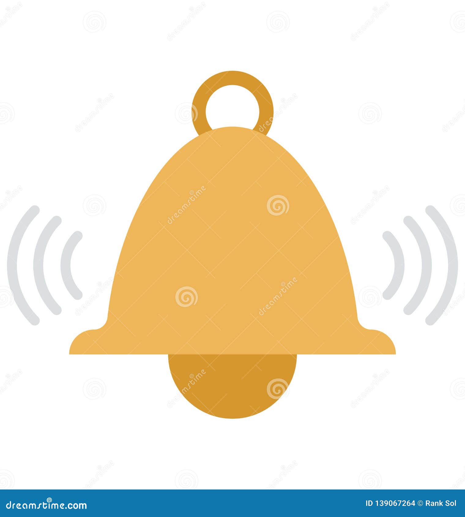 bell color   icon that can be easily modified or edit