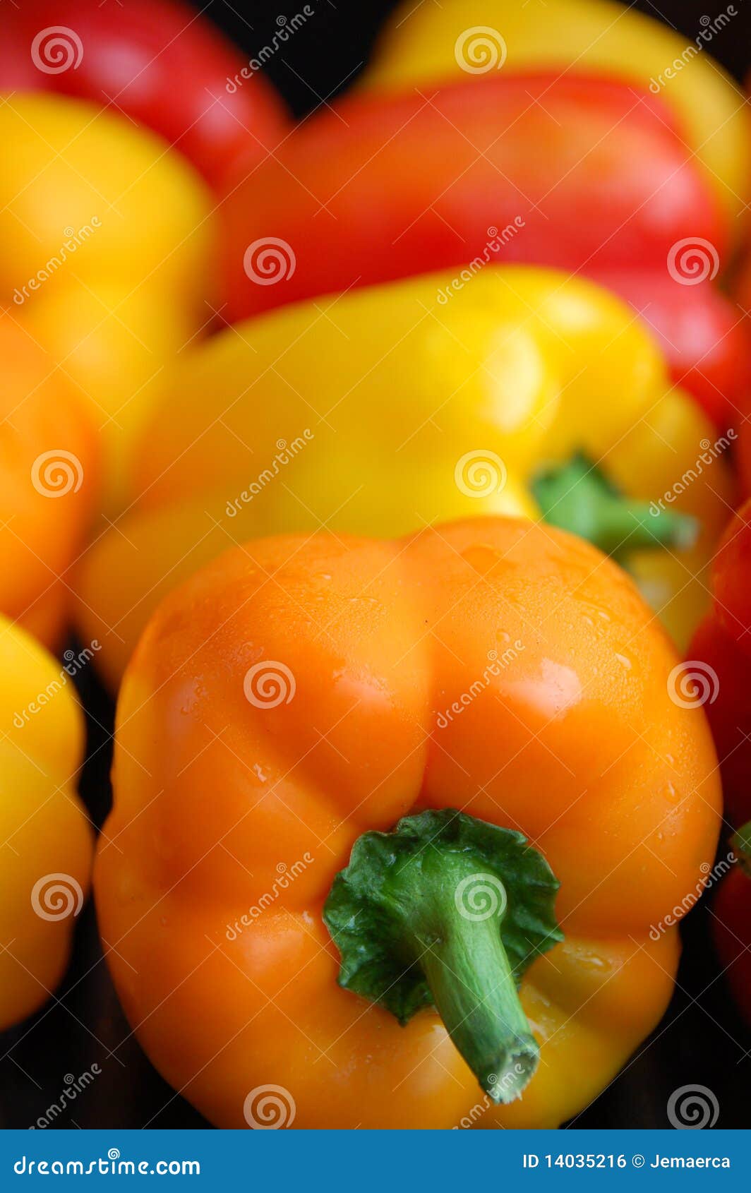 Bell peppers on the grill stock photo. Image of fruit 14035216