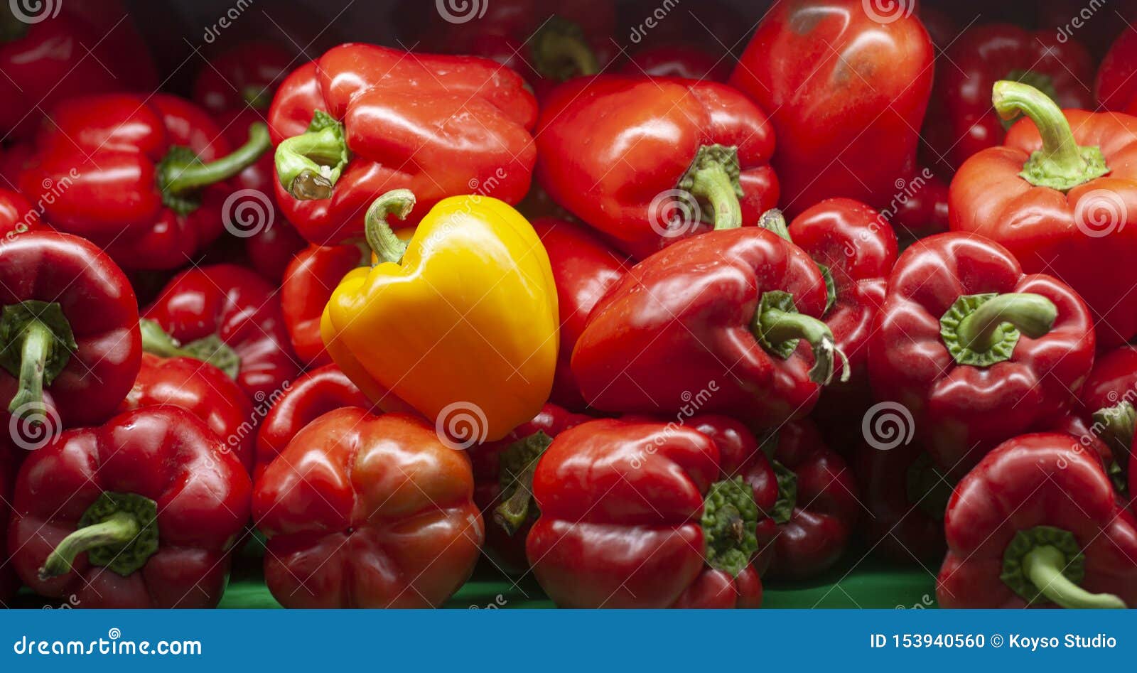 Bell Peppers Stack of Colors in Supermarkets Stock Photo Image of