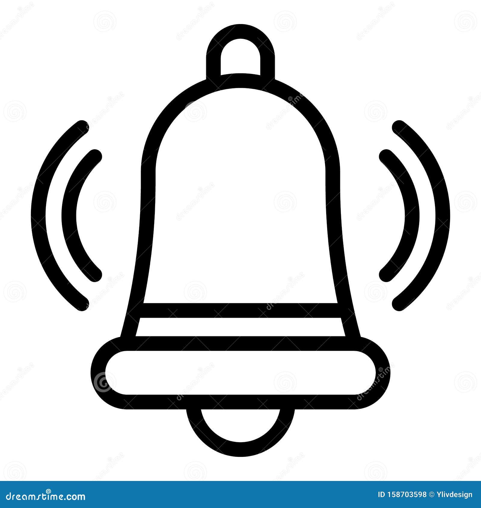 Ringing Bell Icon. White Icon On Red Circle. Royalty Free SVG, Cliparts,  Vectors, and Stock Illustration. Image 63402423.