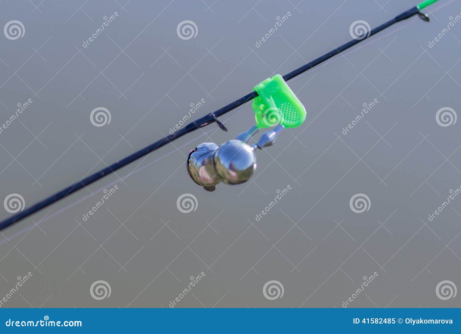 Bell on rod stock image. Image of fish, sports, small 41582485