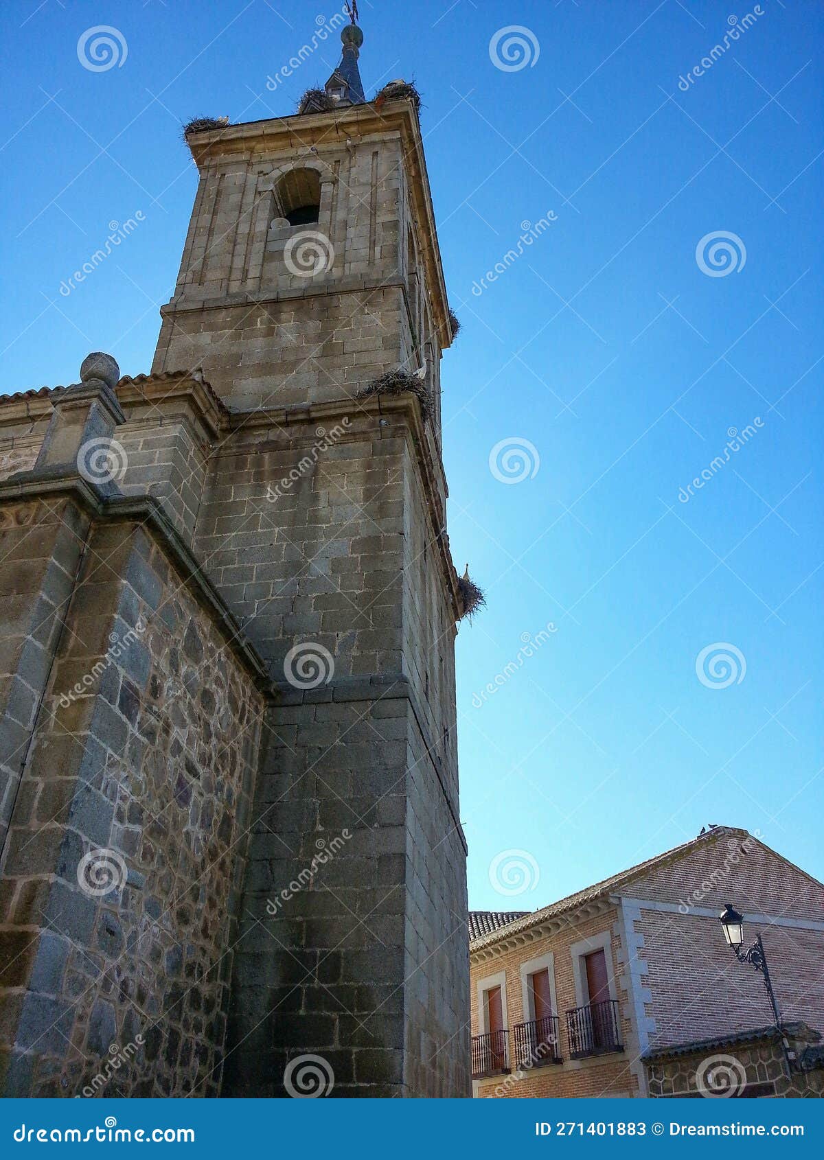 bell tower of the colegio de gramÃÂ¡ticos s.xvii in the municipality of cueva de toledo