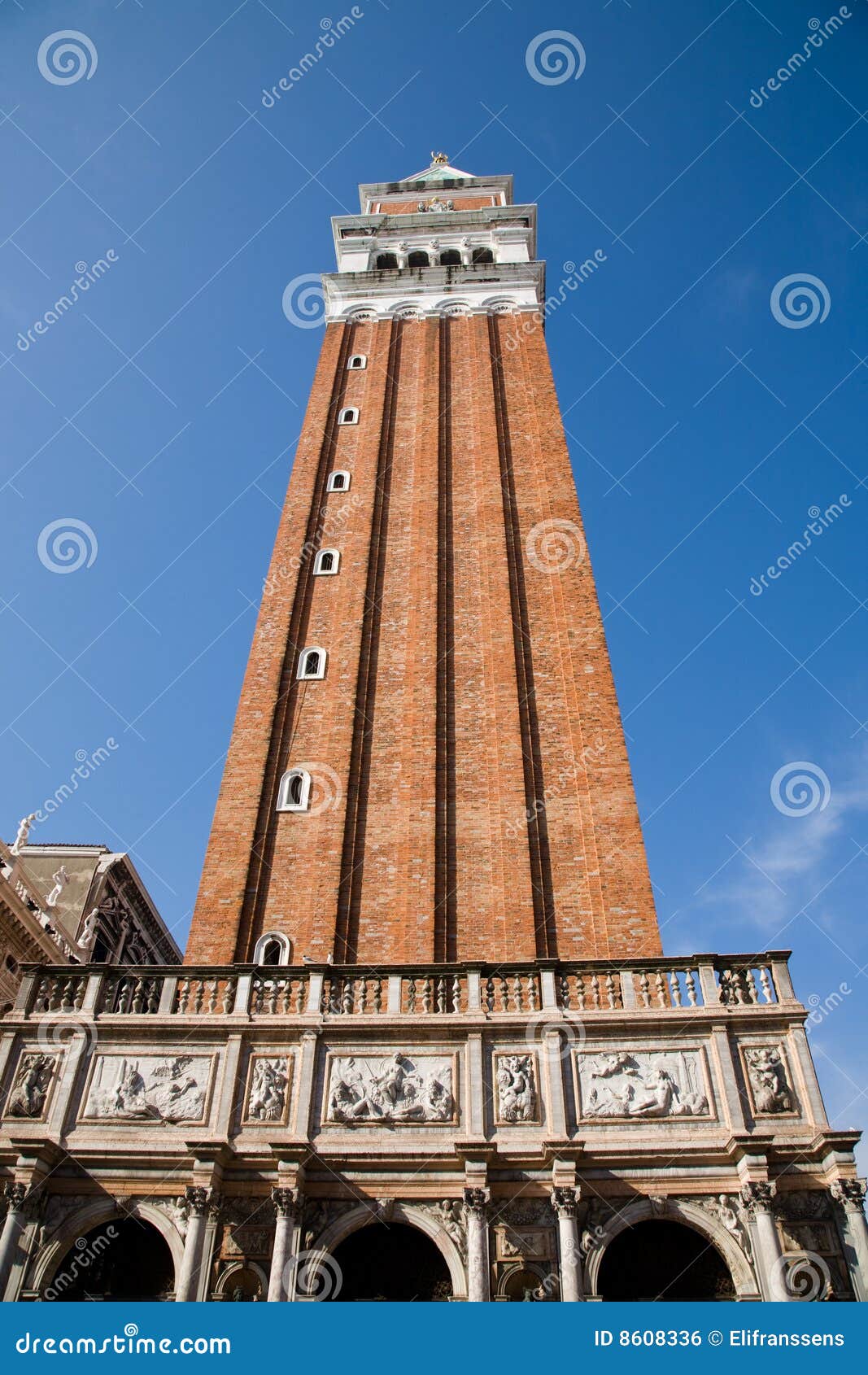 Bell tower, Venice, Italy stock photo. Image of europe 8608336