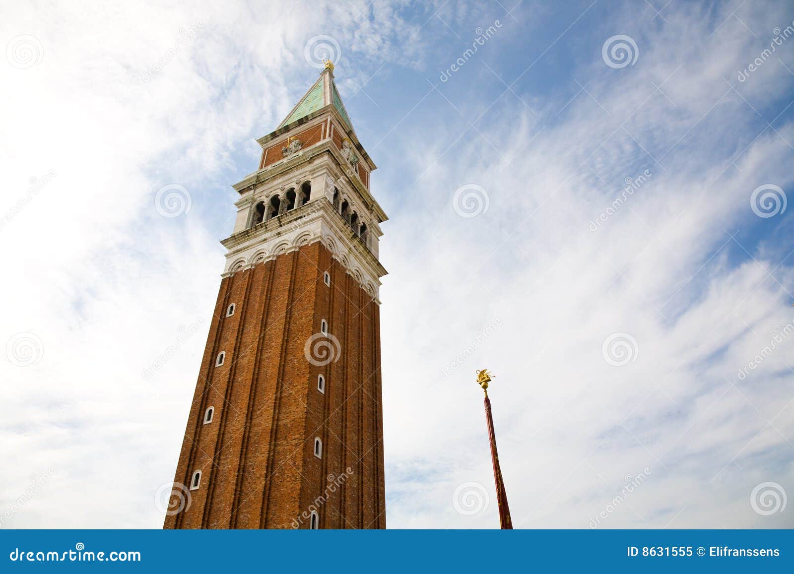 Bell tower, Venice, Italy stock image. Image of cathedral 8631555