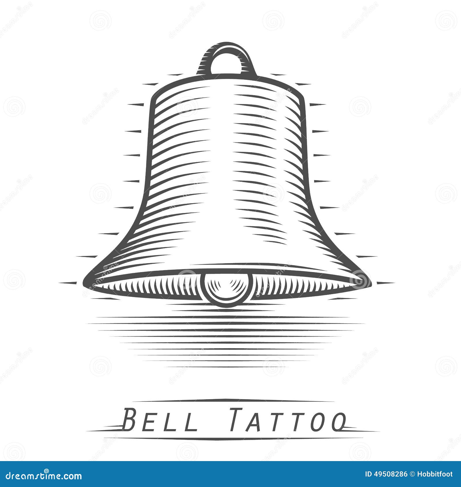 Bell Vintage Tattoo Stock Illustrations  223 Bell Vintage Tattoo Stock  Illustrations Vectors  Clipart  Dreamstime