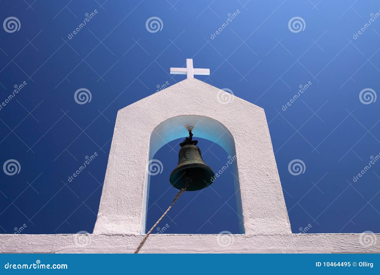 BELL of WHITE BELLTOWER stock image. Image of blue, architecture 10464495