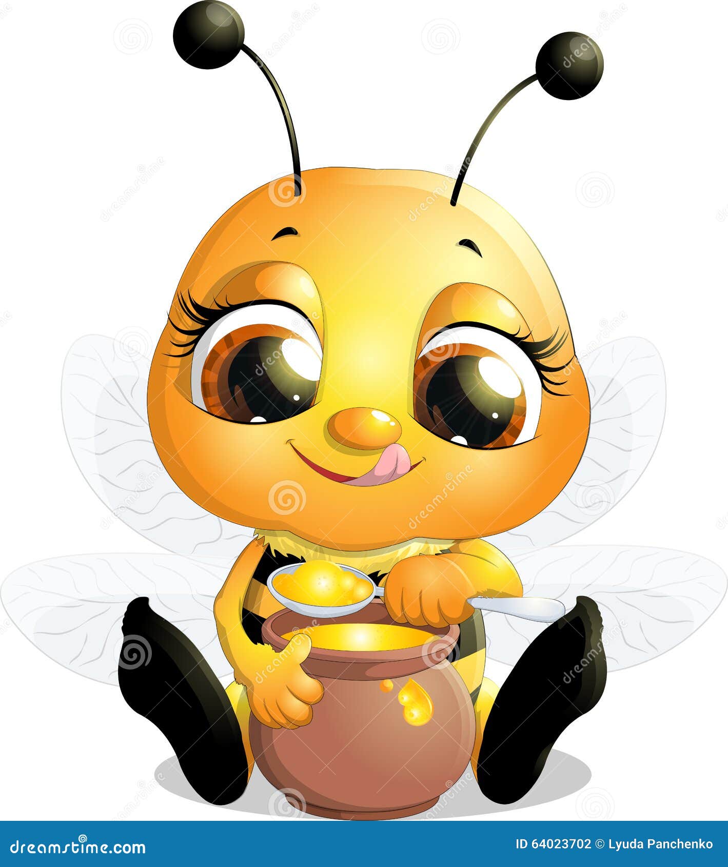 Logo Dell'ape, Ape Del Miele Su Fondo Bianco, Schizzo Disegnato A Mano - Foto 7