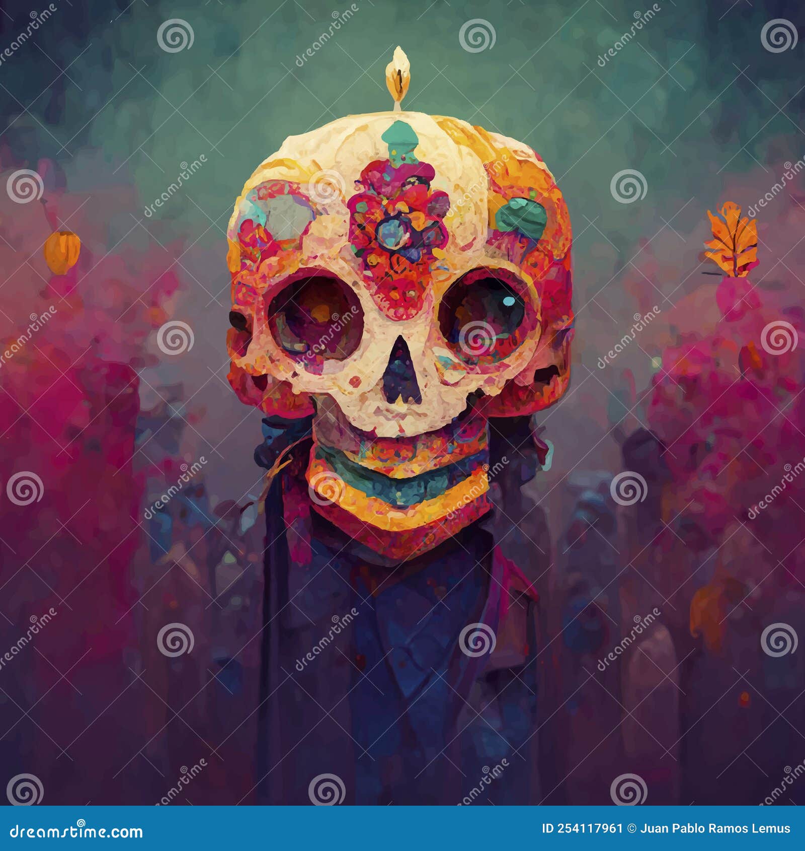 Bella Ilustración Del Día De Los Muertos Stock de ilustración - Ilustración de flores, muerte: 254117961 Bella Ilustración Del Día De Los Muertos Stock de ilustración - Ilustración de flores, muerte: 254117961
