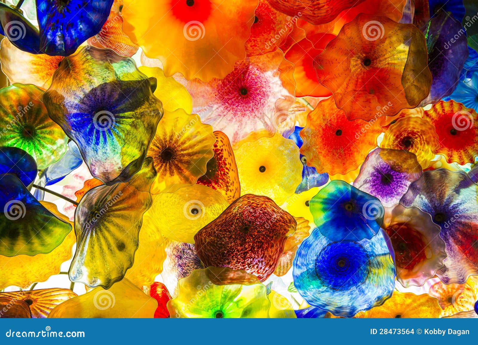 Bellagio glass flowers editorial stock image. Image of vivid 28473564