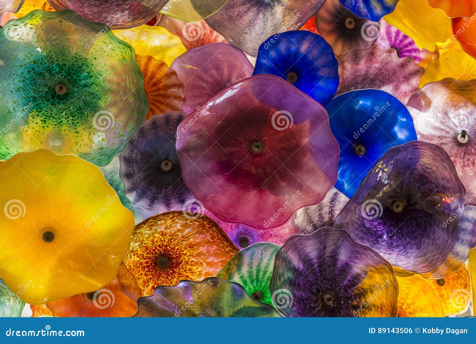 Bellagio Glass Flowers Editorial Photo Image Of Ceiling