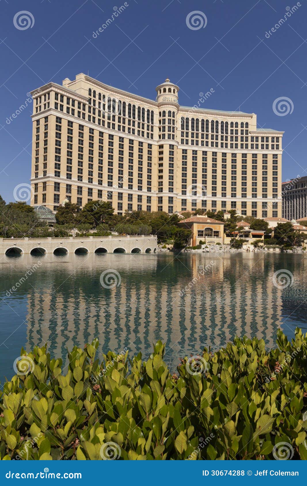 The Bellagio Hotel, Early Morning in Las Vegas, NV on April 27
