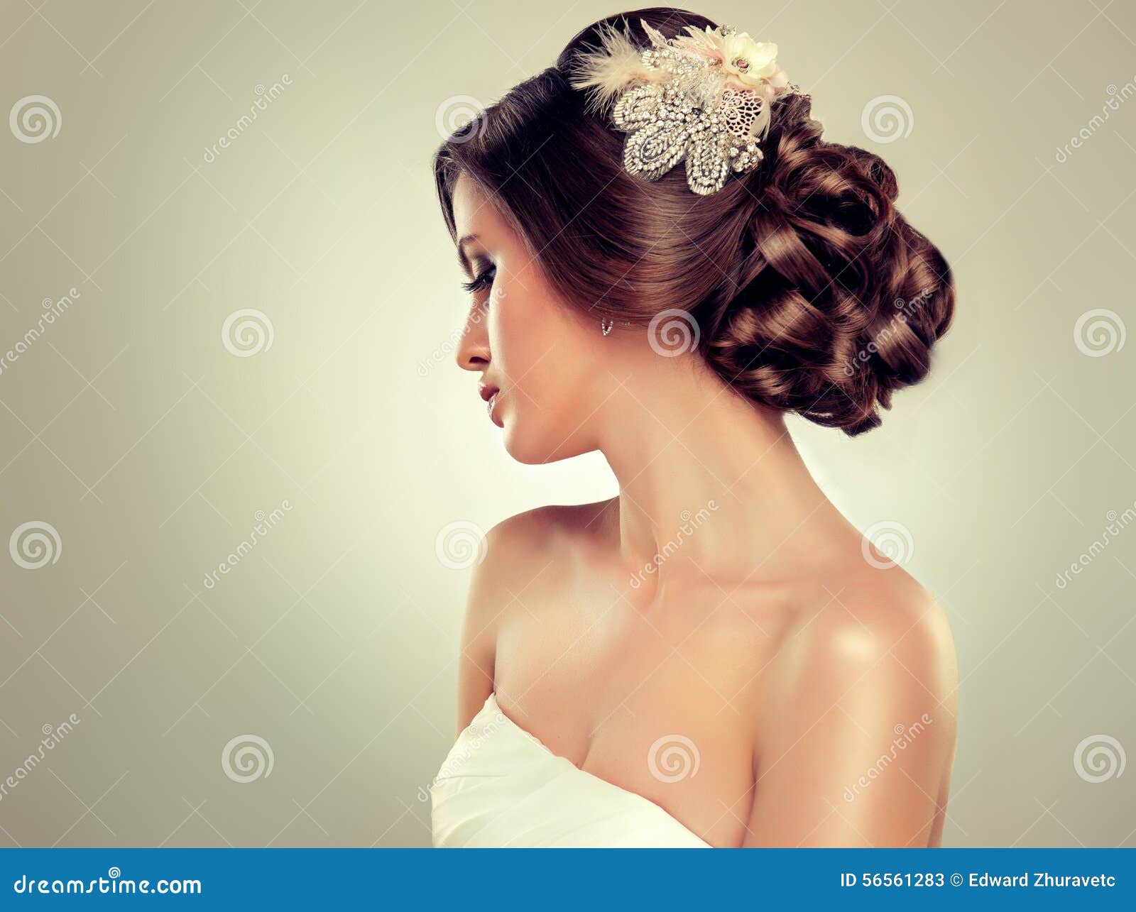 Chignon Coiffure Mariage Brune