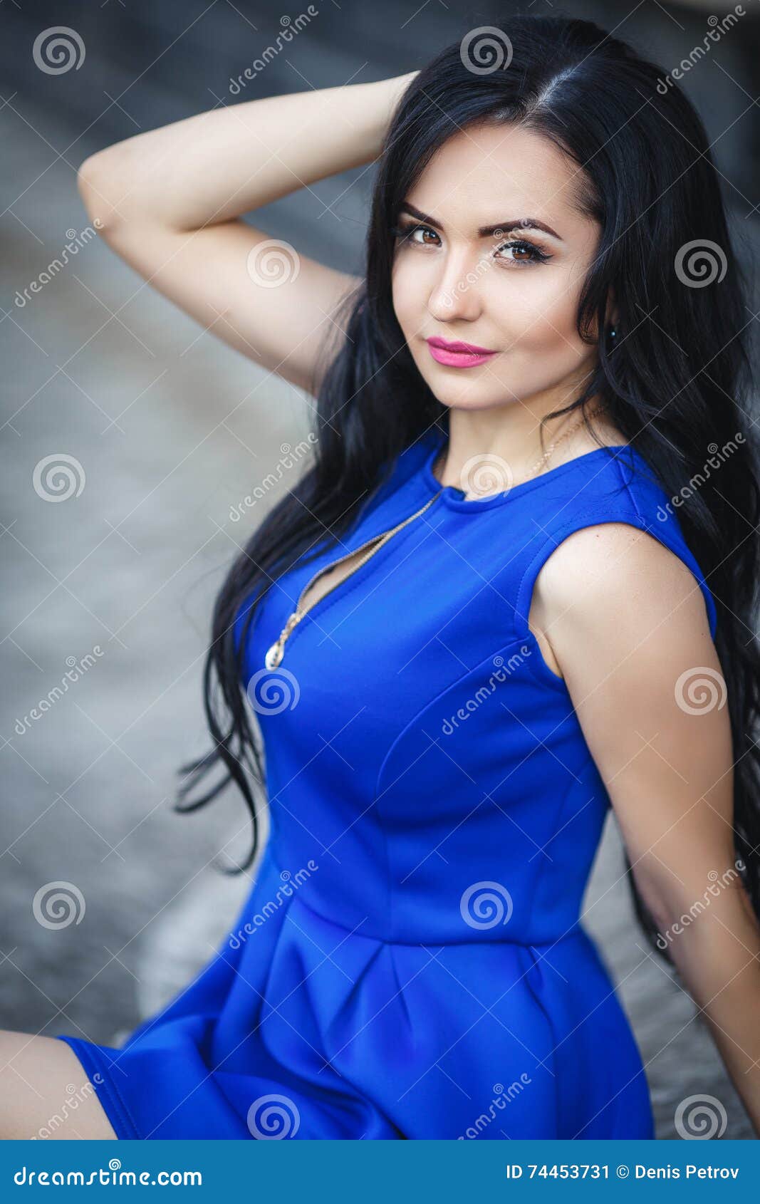 robe bleue sexy