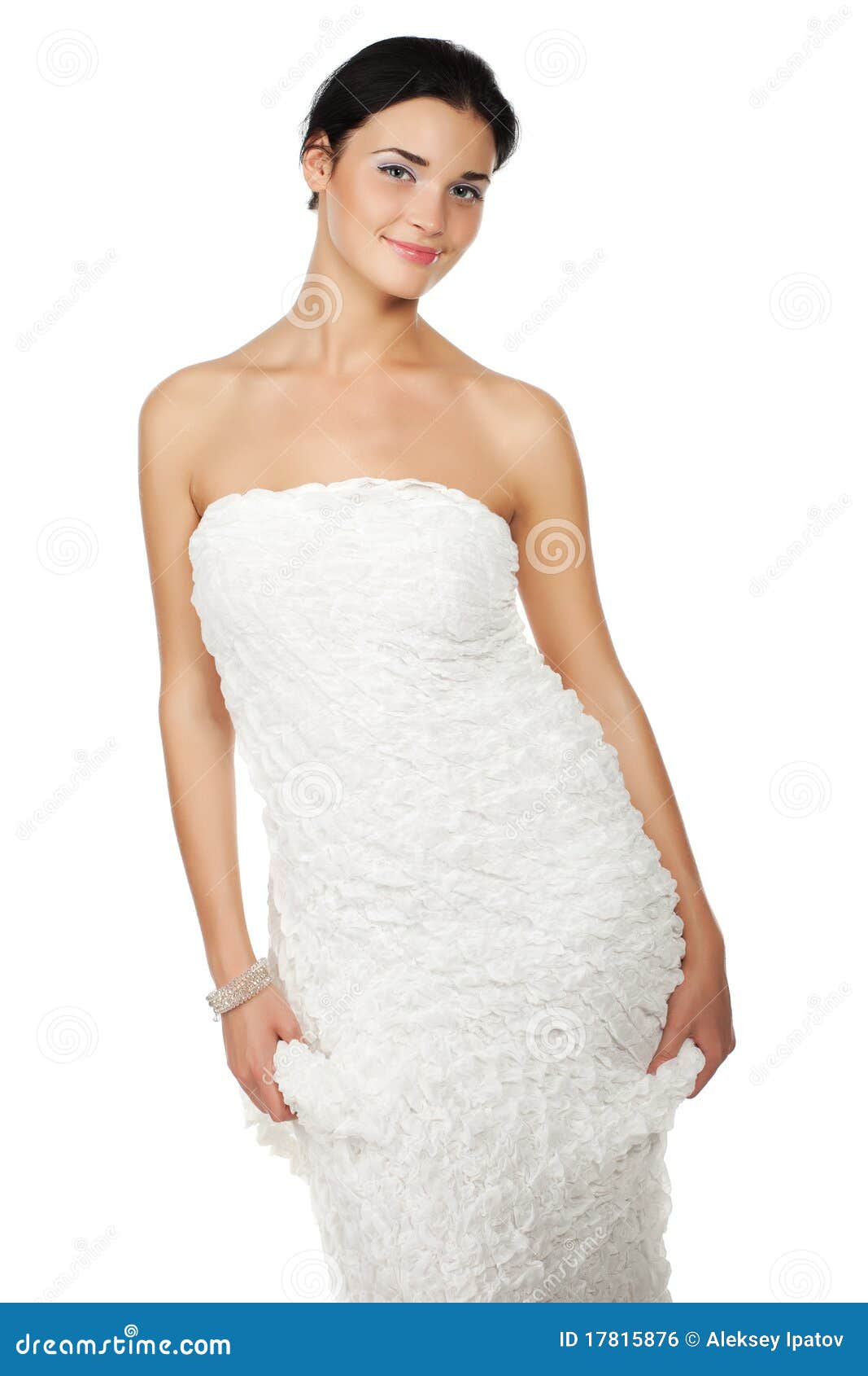 Belle femme mince photo stock. Image du robe, modèle 17815876