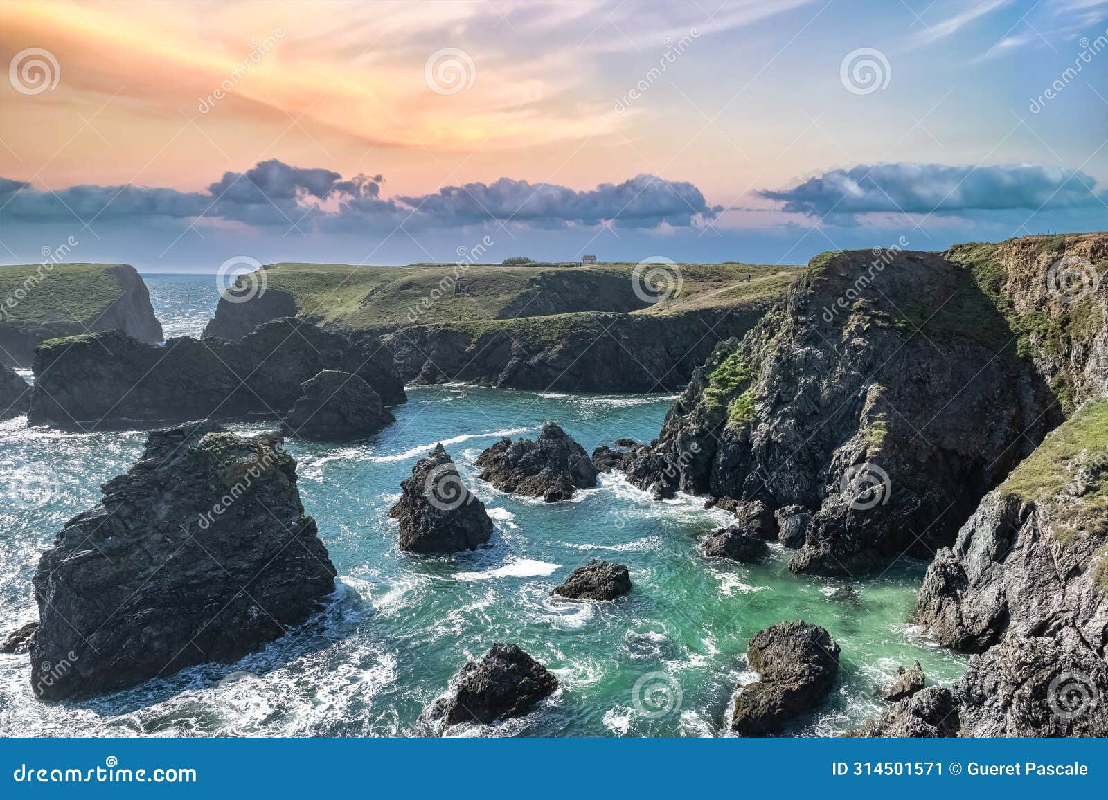 belle-ile in brittany, the cote sauvage