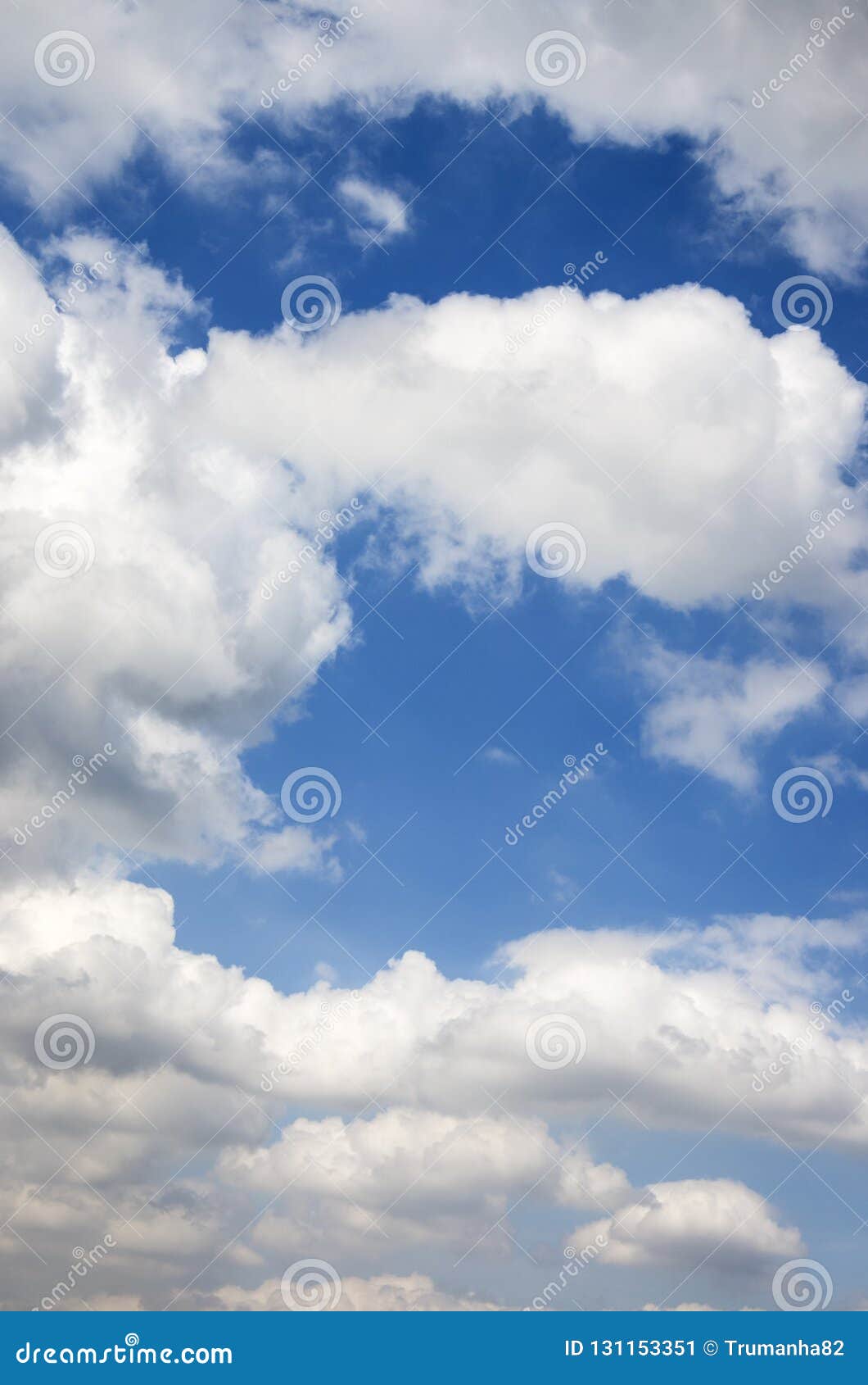 Cielo con nuvole bianche, Foto Gratis