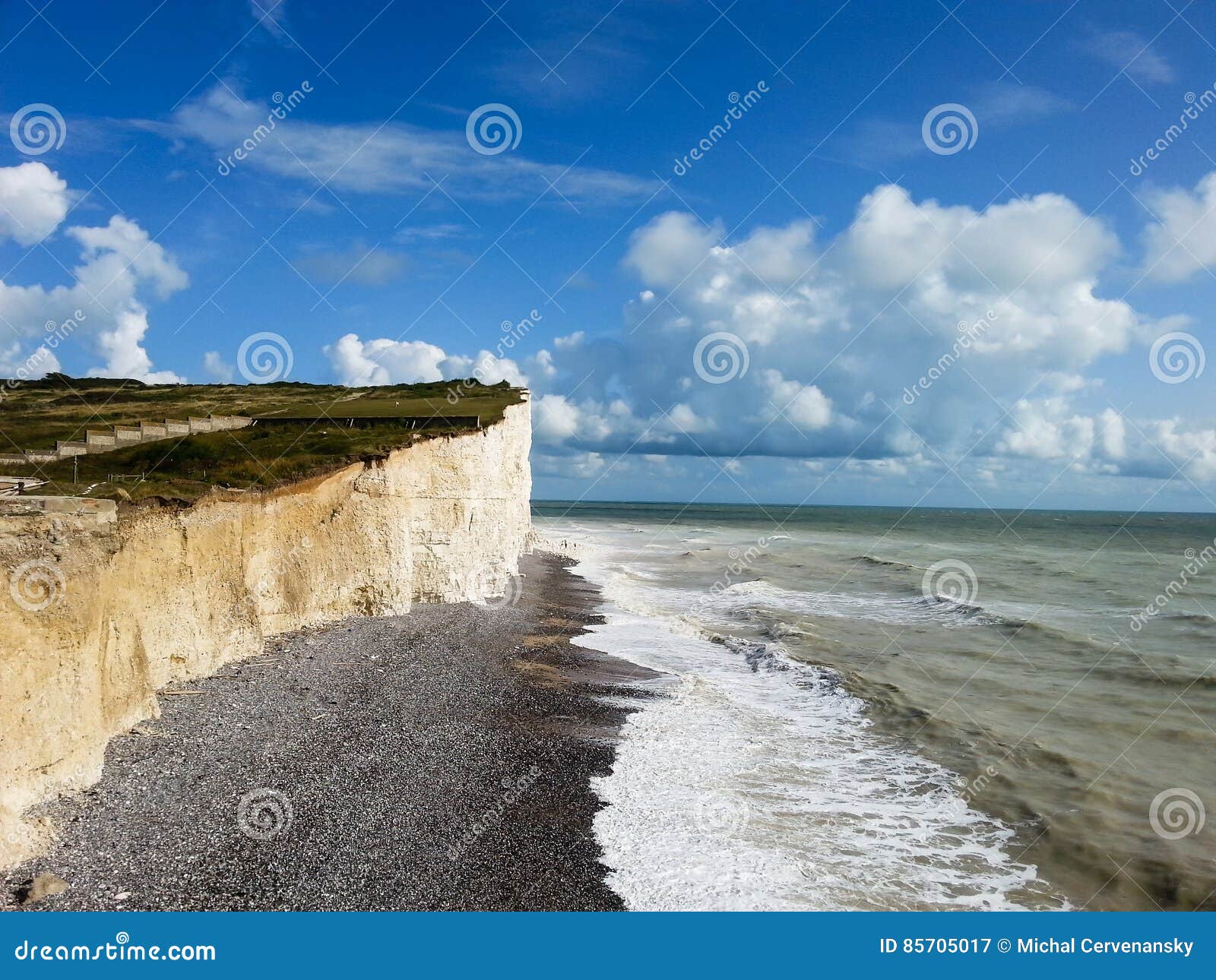 Belle Scogliere Bianche Del Paesaggio Regno Unito Di Dover Immagine Stock Immagine Di Dover Roccia