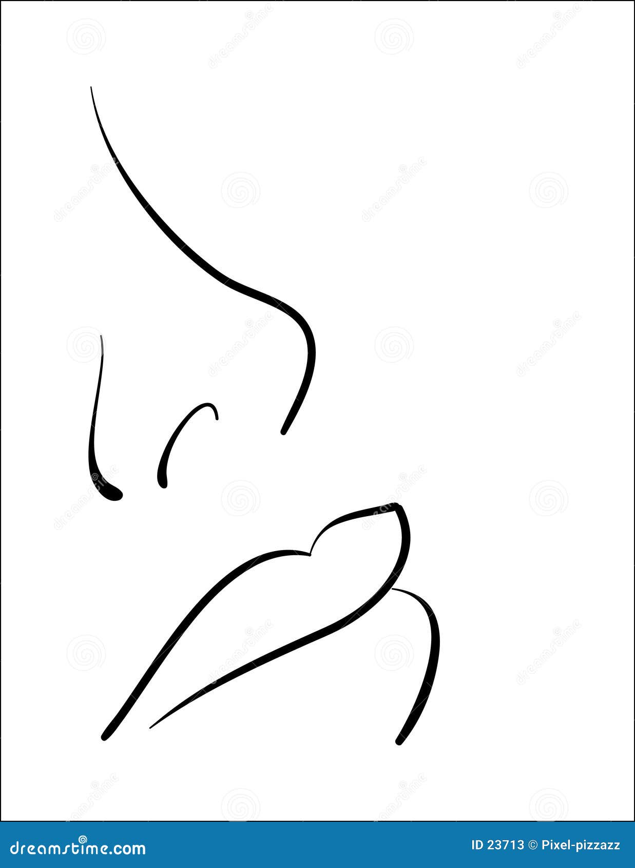 Bellezza pura e semplice illustrazione di stock. Illustrazione di
