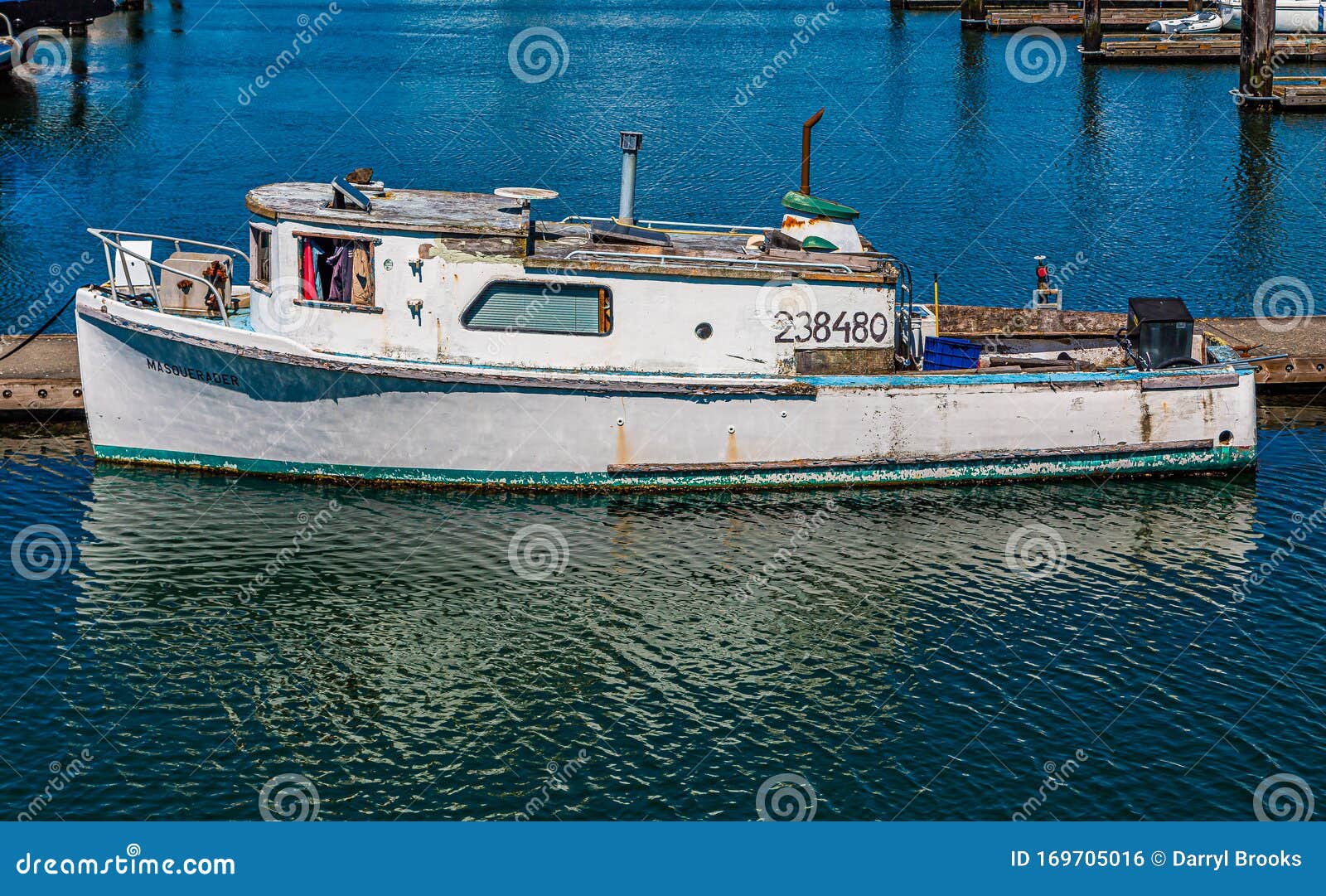 Old Wooden Fishing Boat editorial photo. Image of boat - 169705016