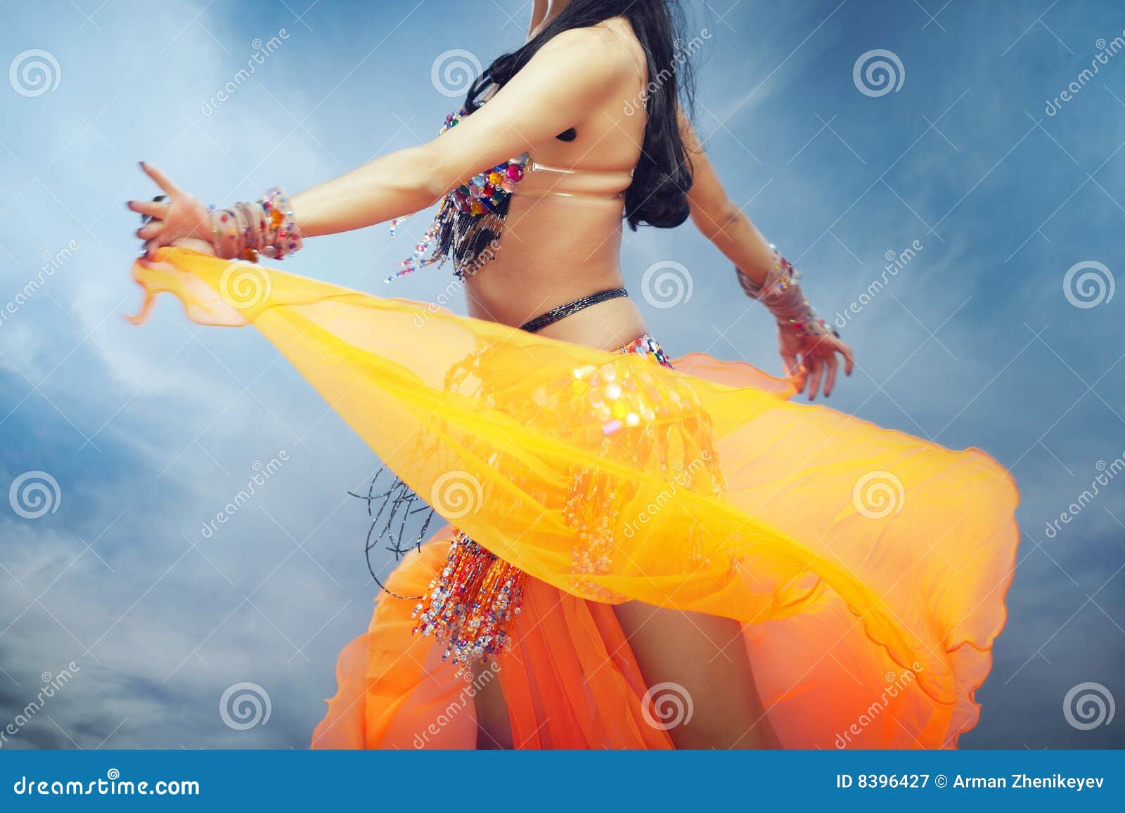 Belly Dance. Bellydancer. Beautiful Arabian Woman