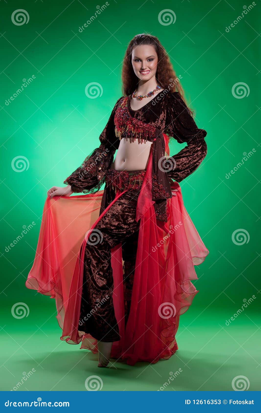 Belly Dancer stock image. Image of east, eastern, adult - 12616353