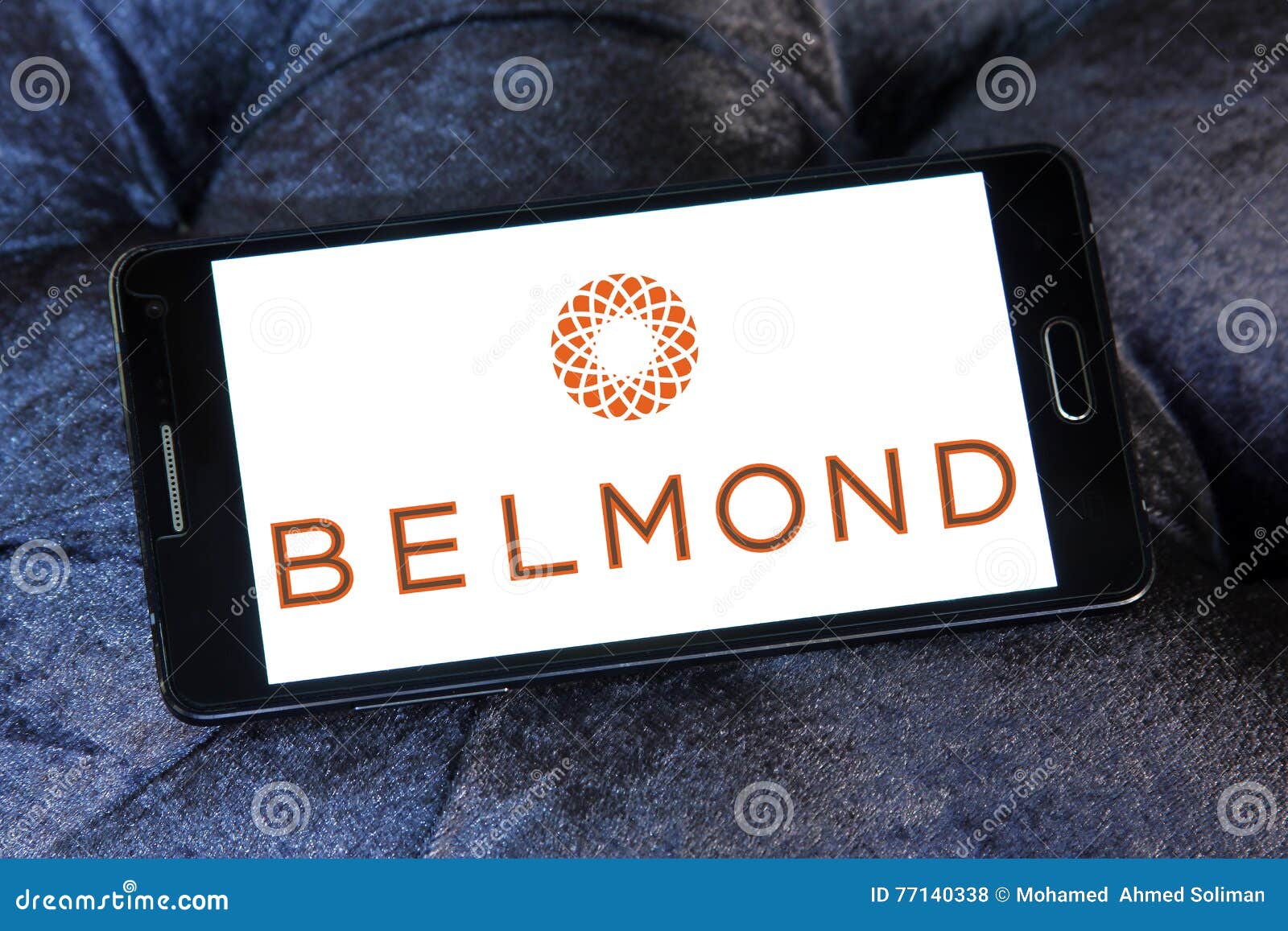 Belmond hotels chain logo editorial stock photo. Image of
