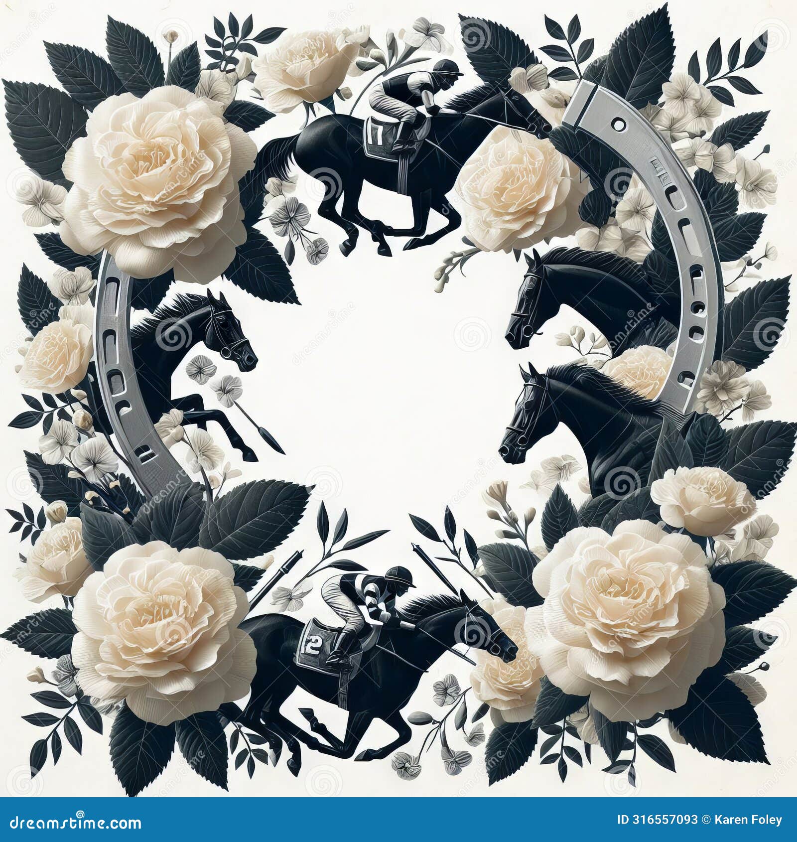 belmont stakes graphics template