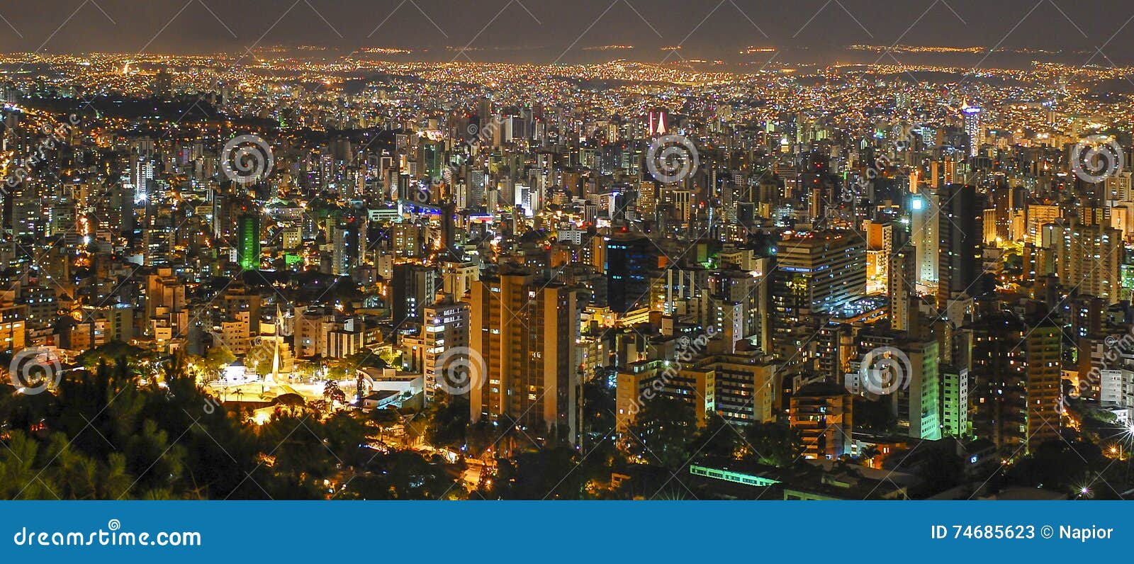 belo horizonte by night.