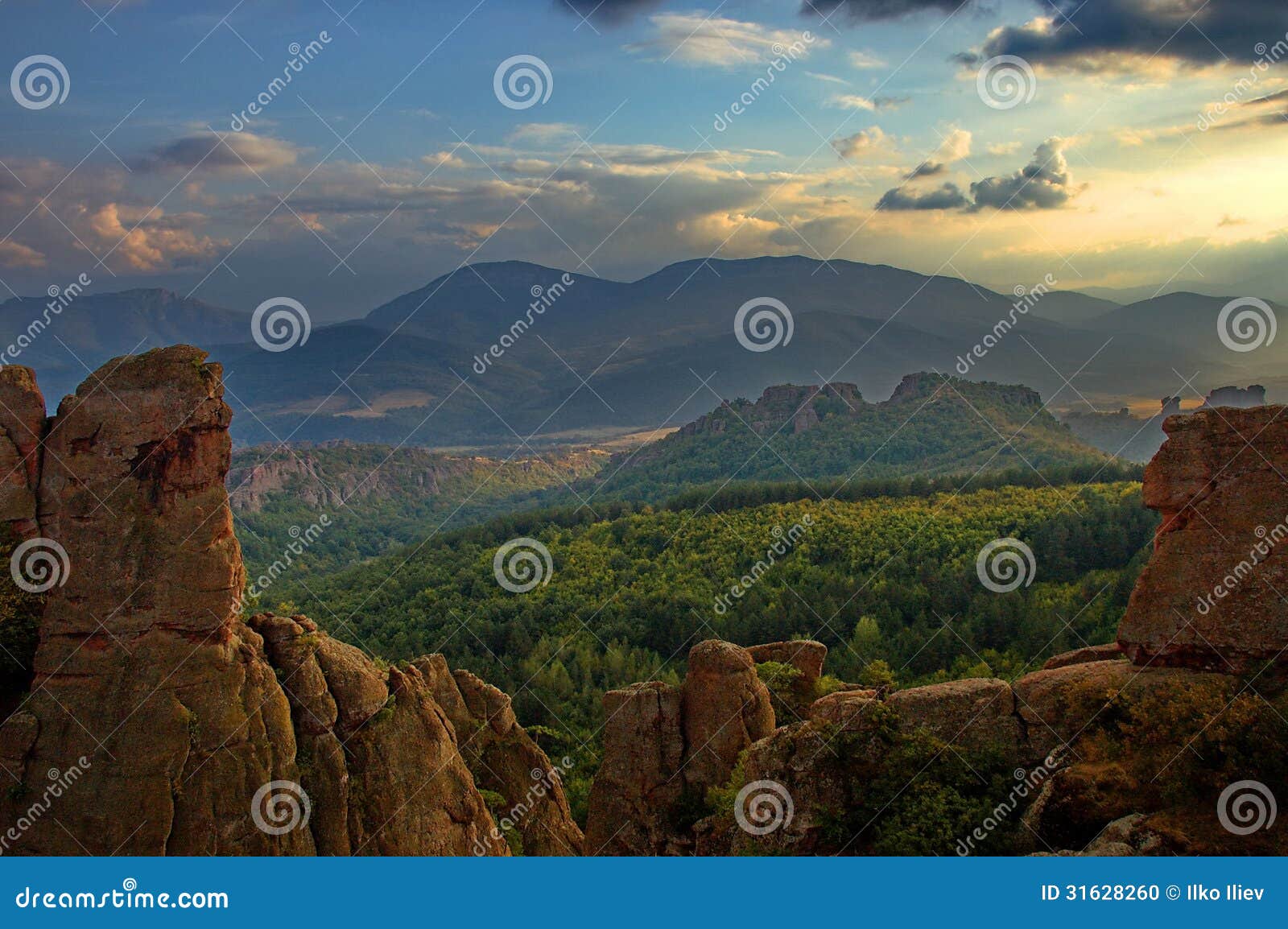 Belogradchik Rock Formation, Bulgaria Stock Photo - Image of ...