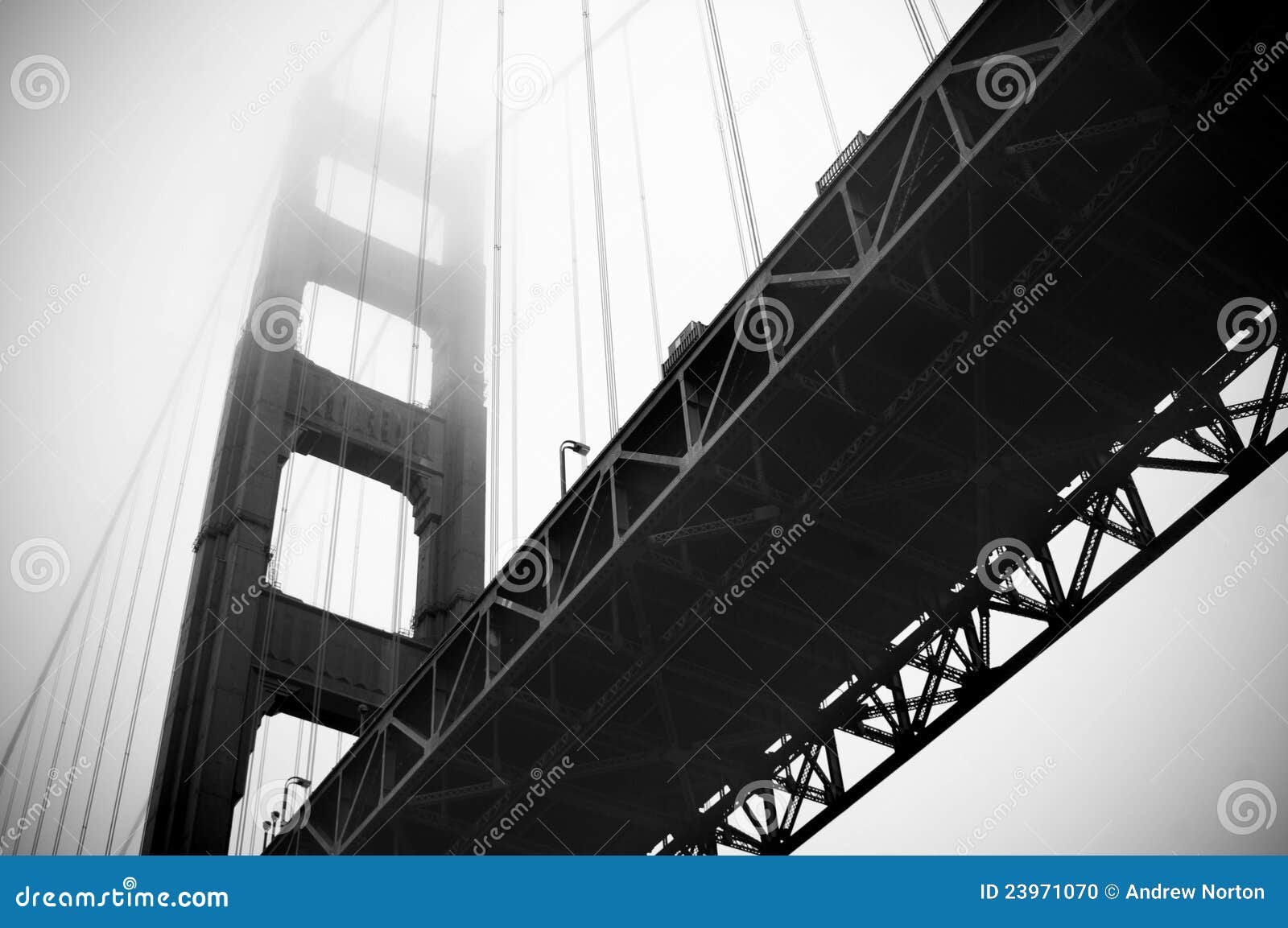 below the golden gate bridge