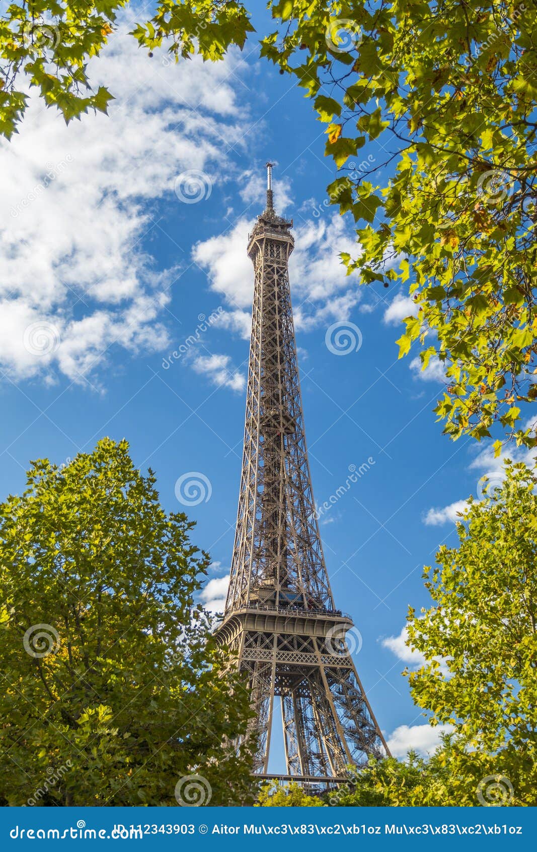 eiffel tower green patricks day