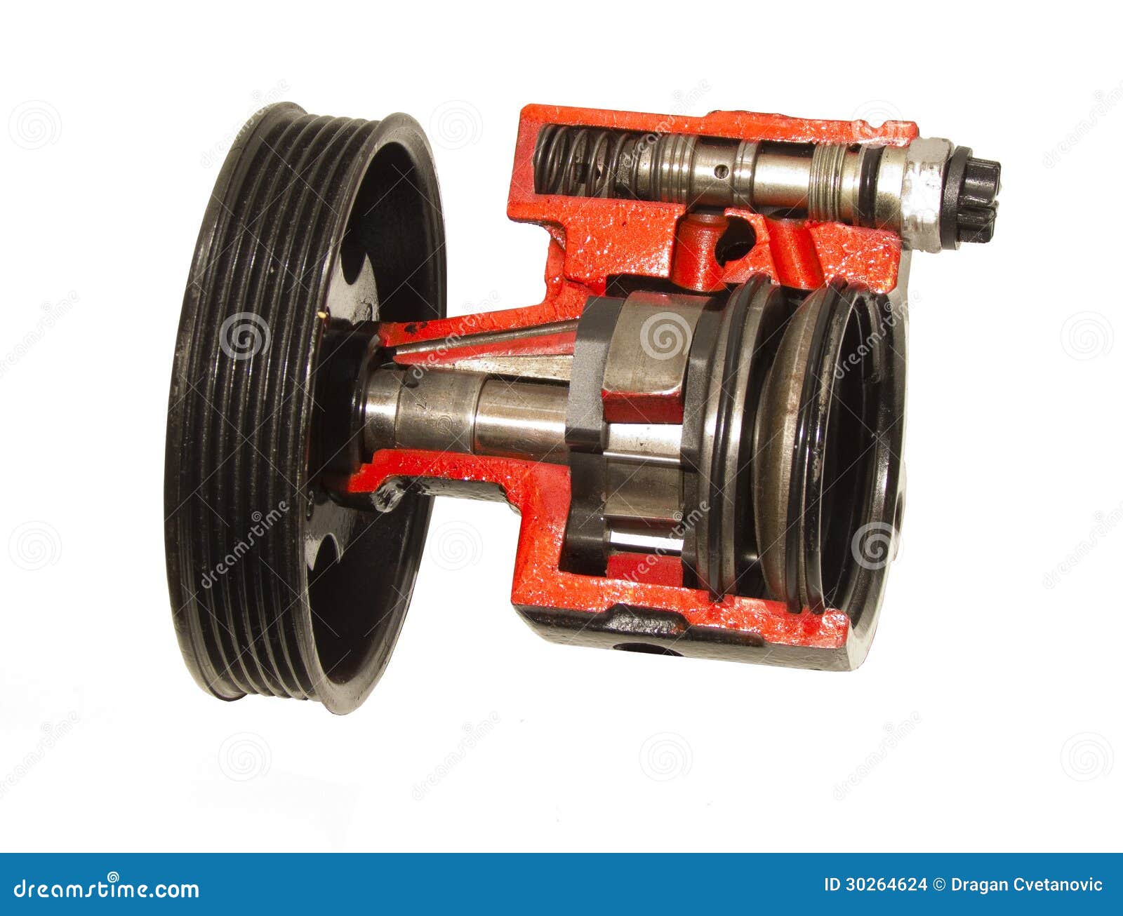 Car, truck belt water pump stock photo. Image of motor 30264624