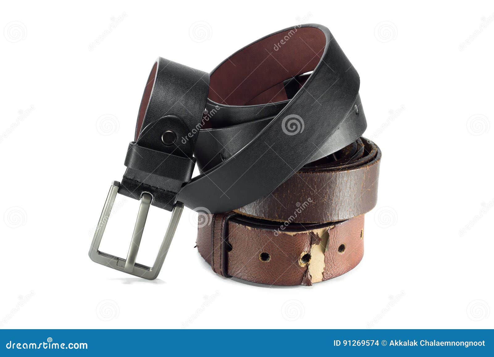 Belt or Men`s Black Belt Isolated Stock Photo - Image of modern, clip ...