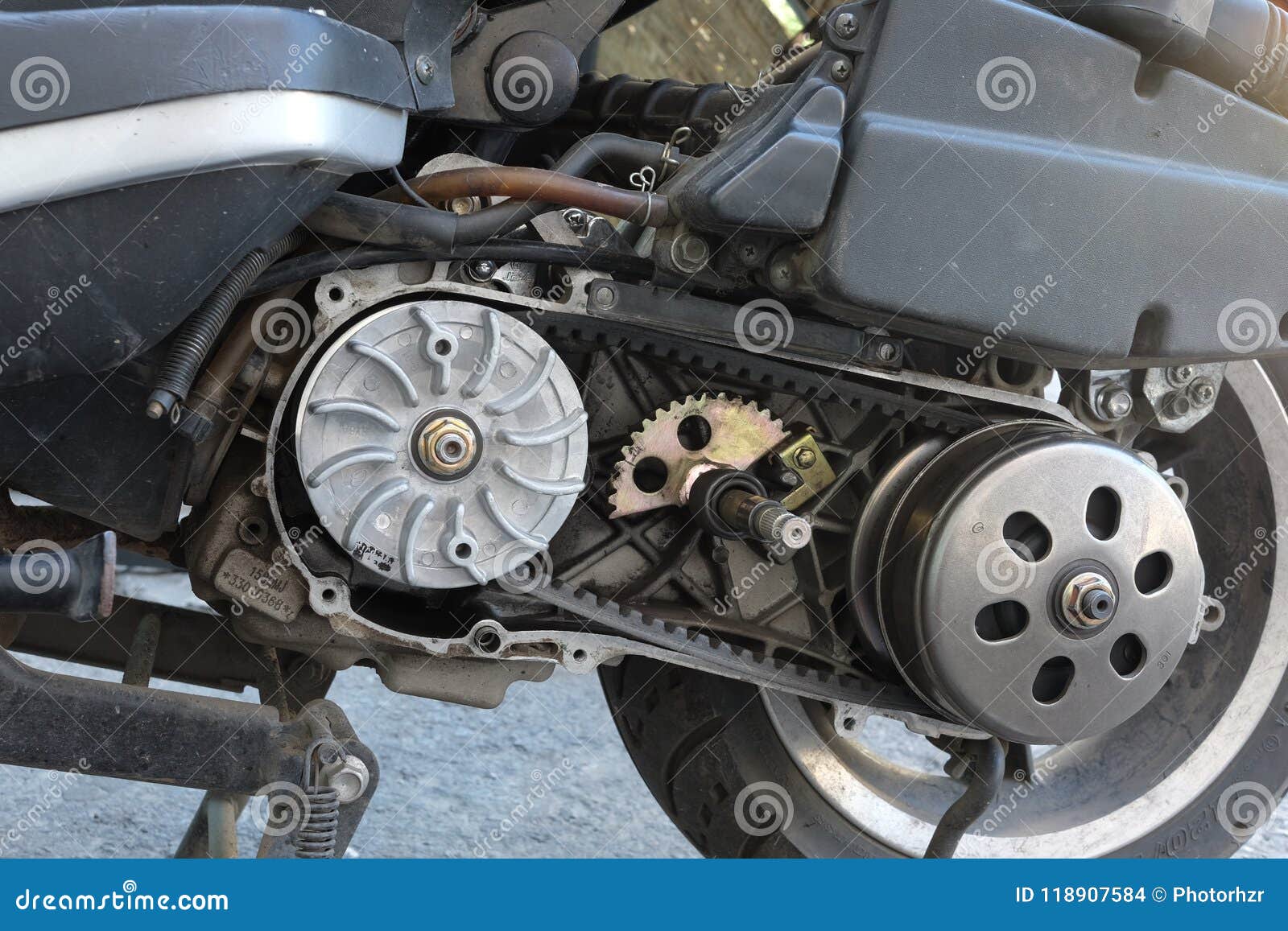 Belt Replacement Transmission on the Continuously Variable Transmission & X28;CVT& X29; Stock Photo - Image of vbelt, workshop: 118907584