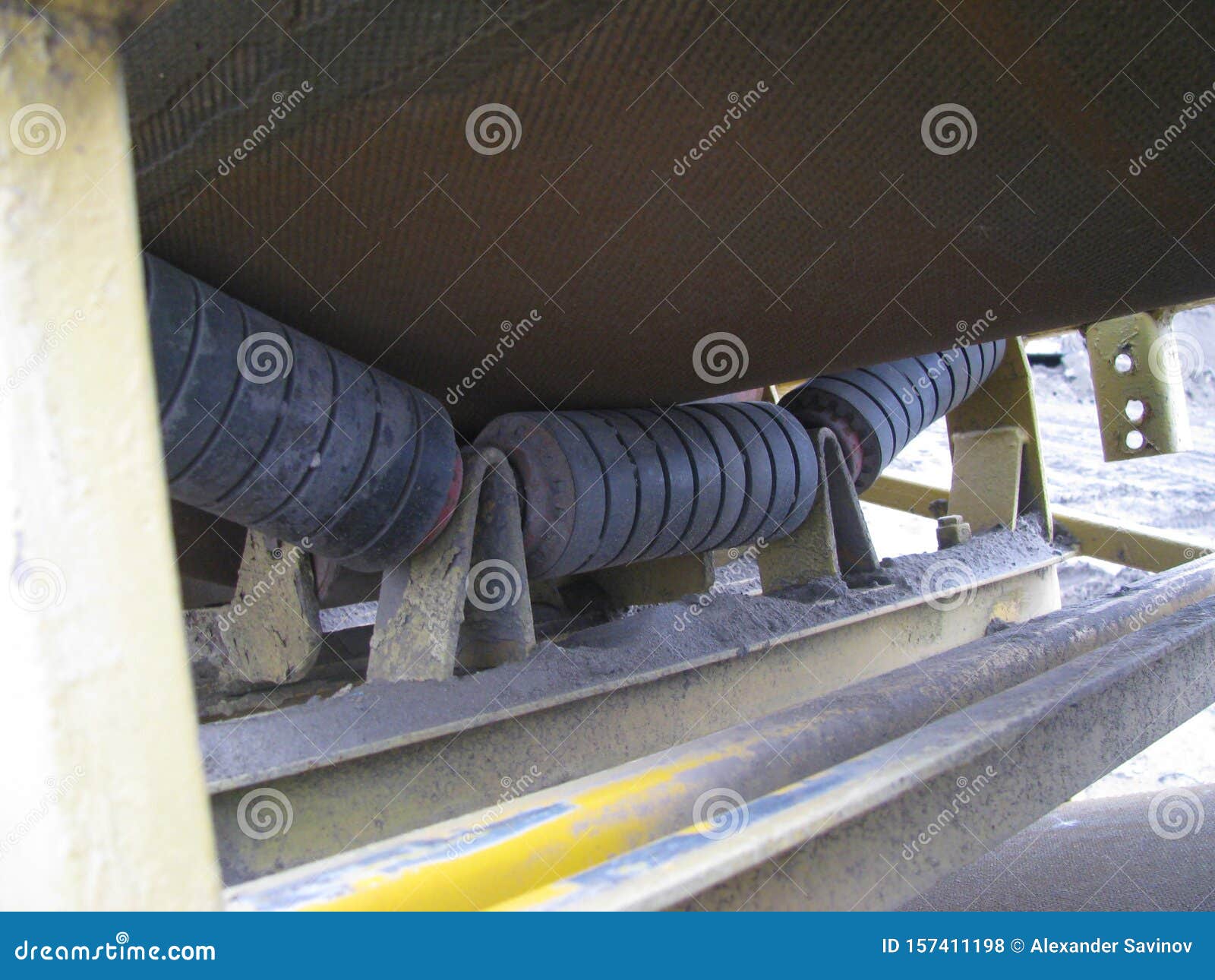 Belt-transportrolset Voor Ingenieurs En Studenten Stock Foto - Image of ...