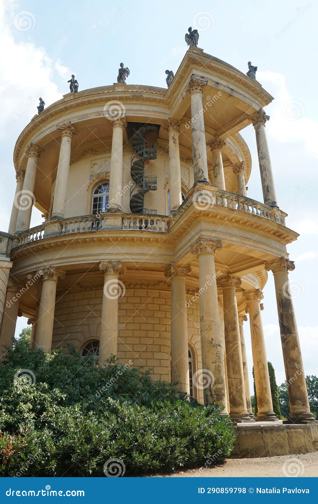 the belvedere auf dem klausberg is a building in sanssouci park. potsdam, germany