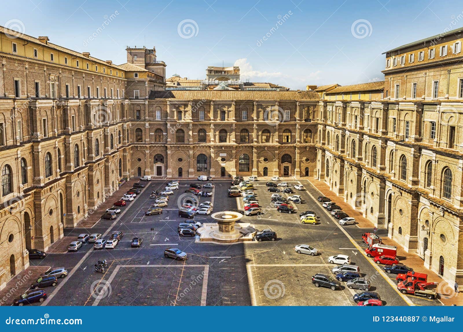 Belvedere Courtyard in the Vatican City - Vatican State Editorial
