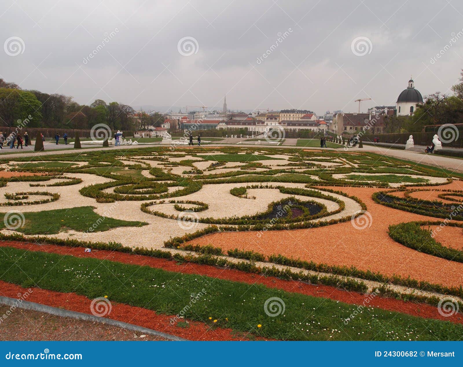 Belvedere garden stock photo. Image of architecture, skyline 24300682